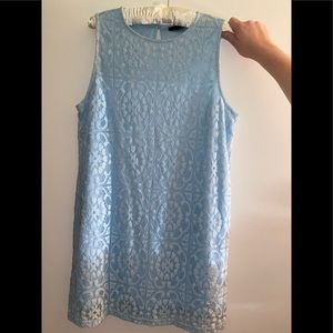 New with tags, never worn light blue lace dress